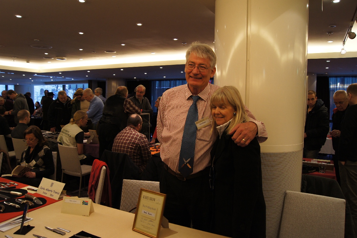 Des Horn. Helsinki Knife Show 2012.