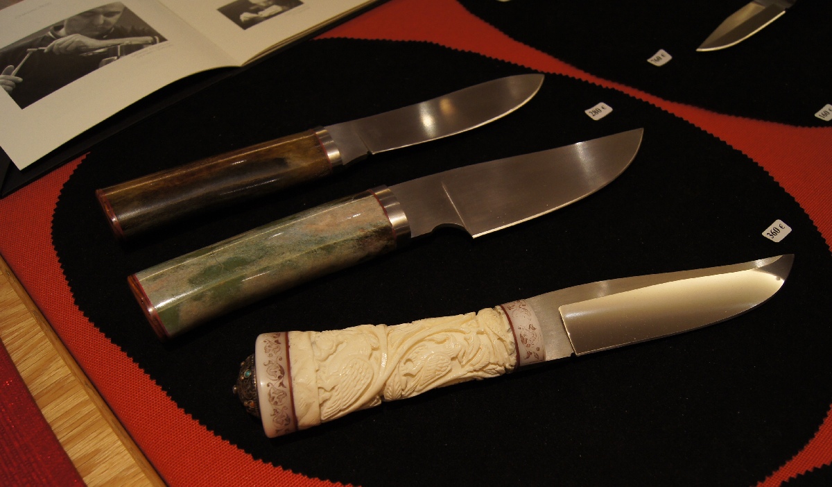 Carlo Alberto Trevisi. Helsinki Knife Show 2012.