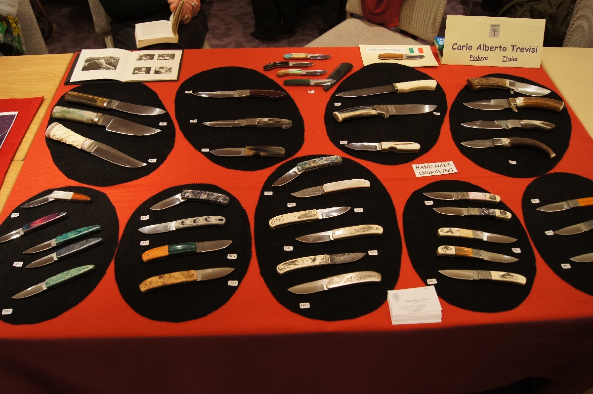 Carlo Alberto Trevisi. Helsinki Knife Show 2012.