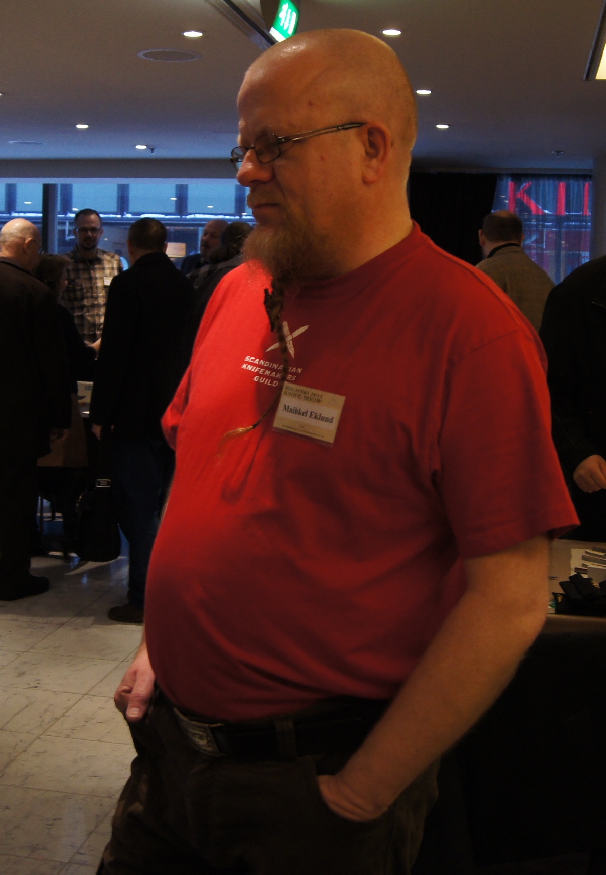 Maihkel Eklund. Helsinki Knife Show 2012.