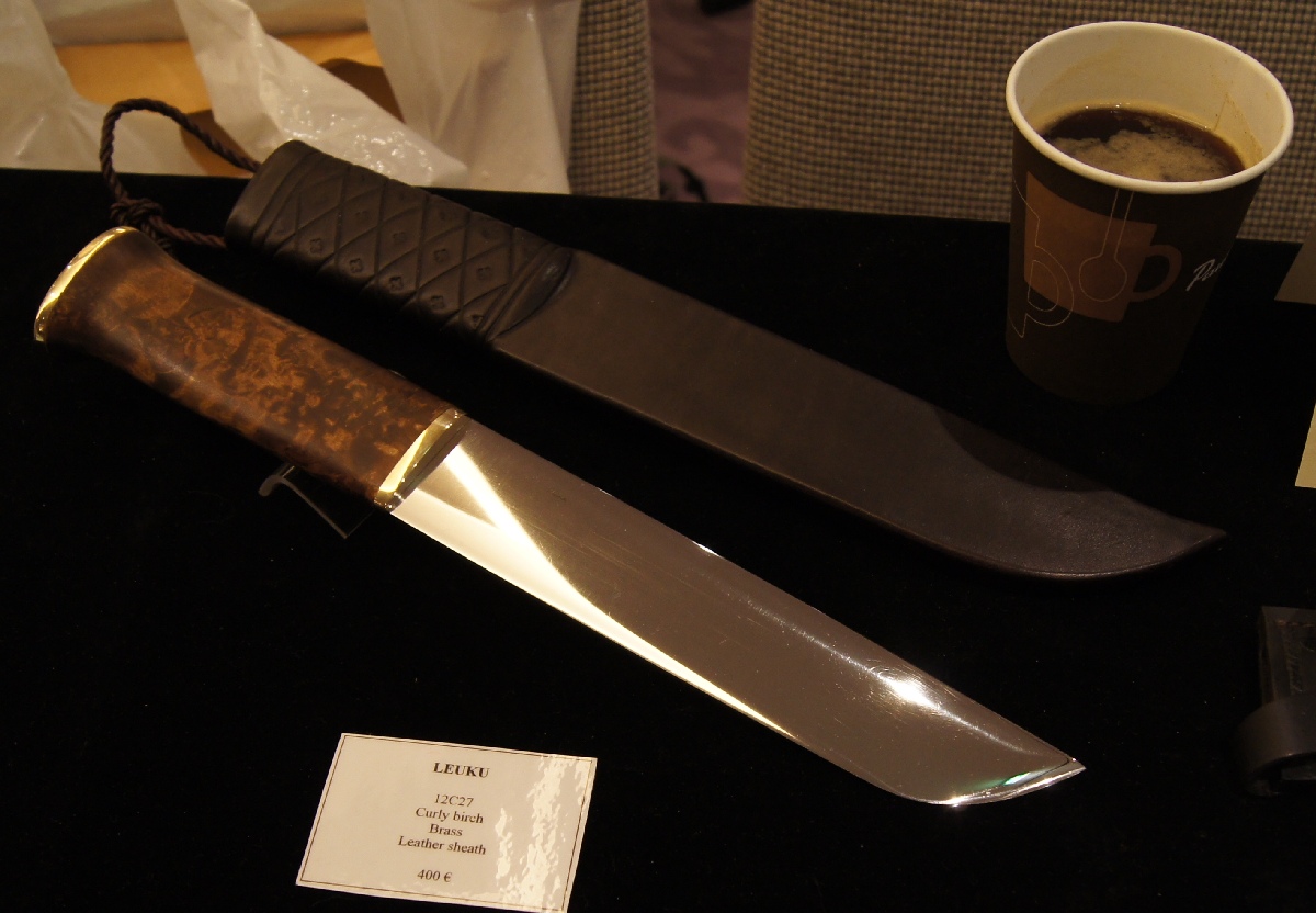 Pekka Tuominen. Helsinki Knife Show 2012.