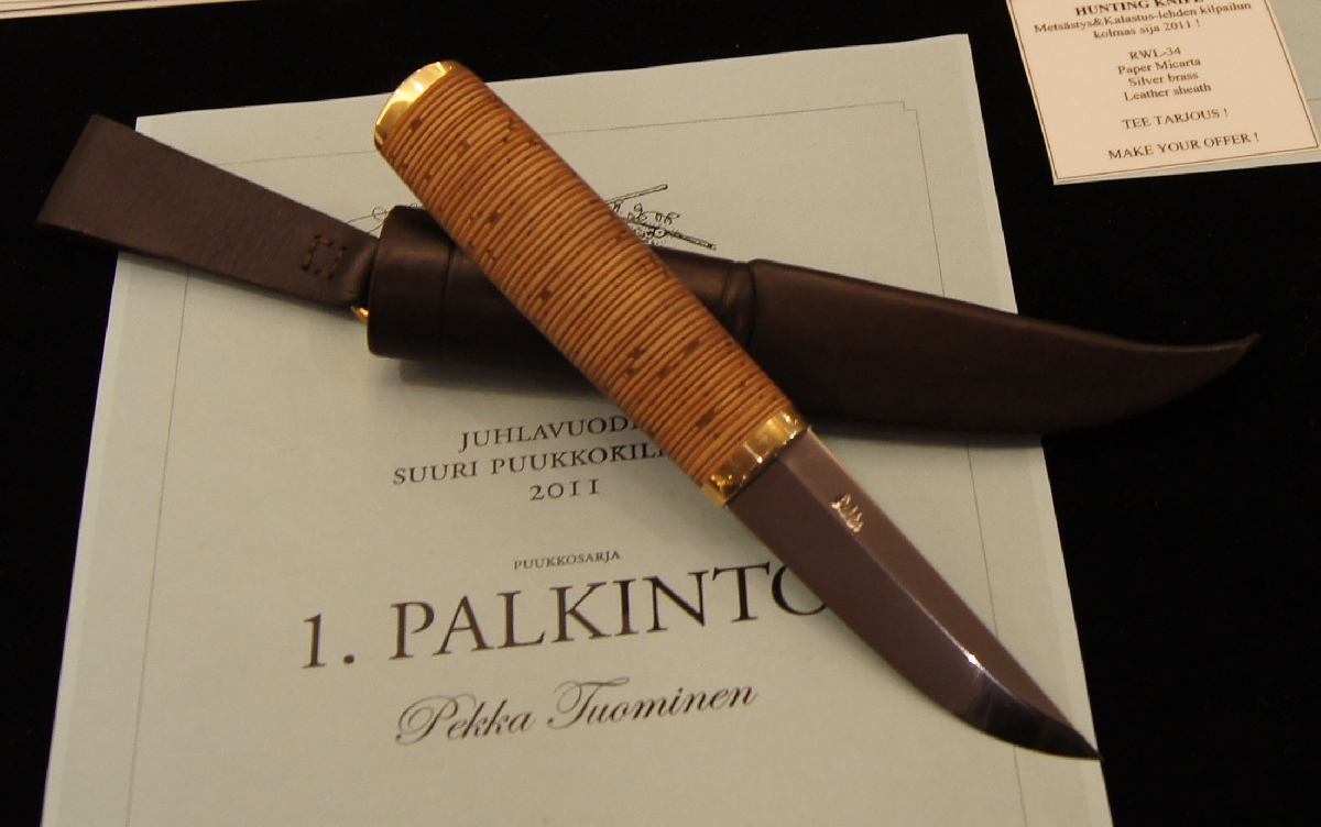 Pekka Tuominen. Helsinki Knife Show 2012.