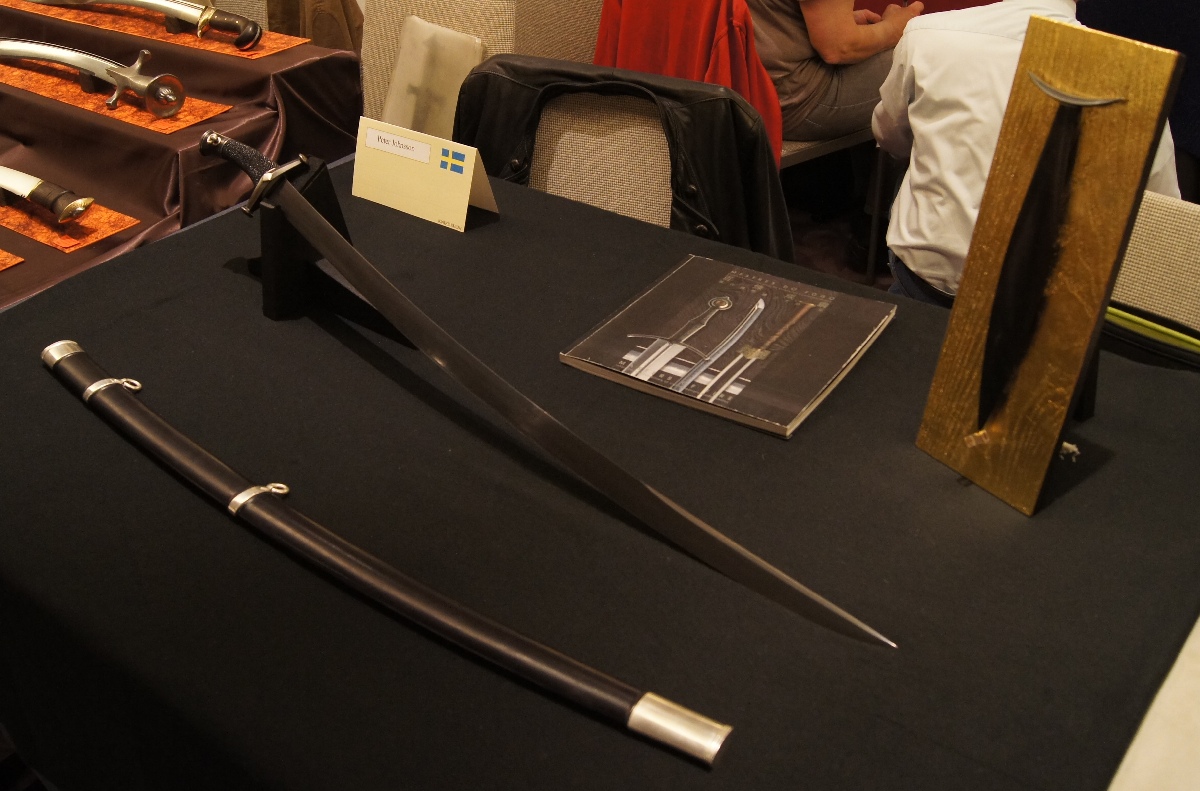 Peter Johnsson. Helsinki Knife Show 2012.