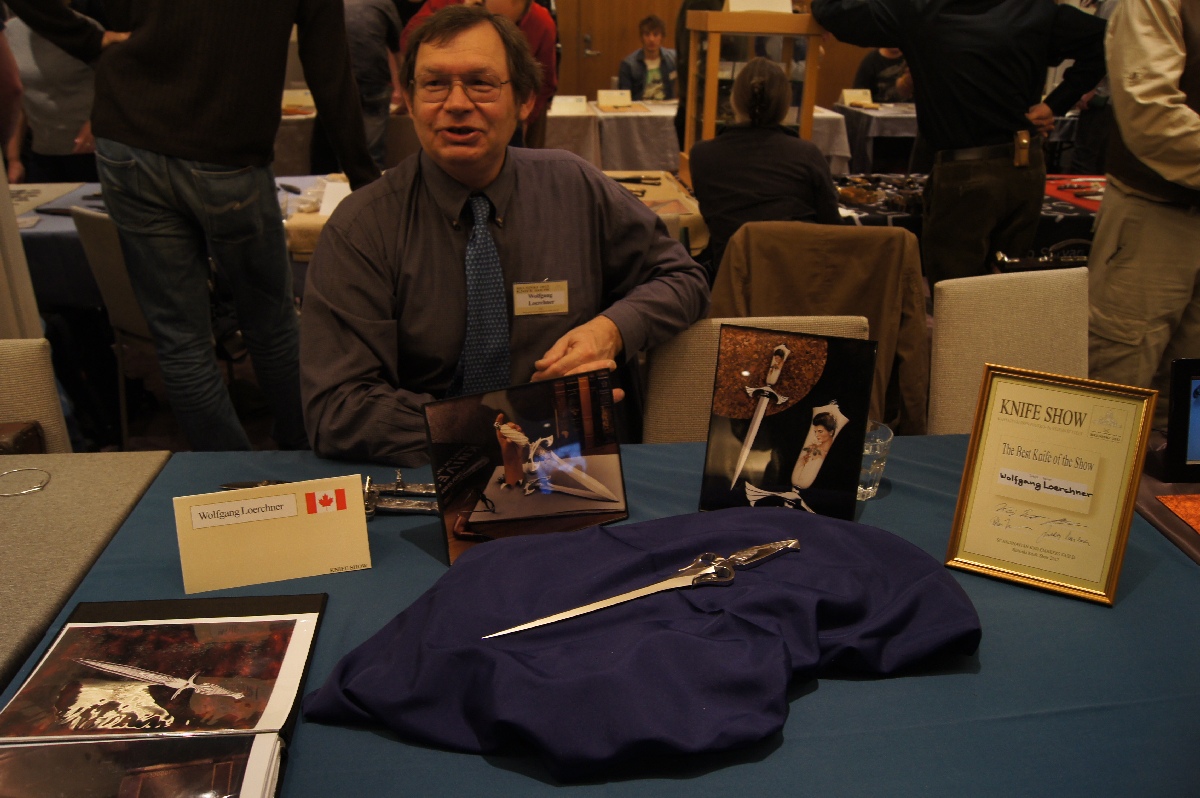Wolfgang Loerchner. Helsinki Knife Show 2012.