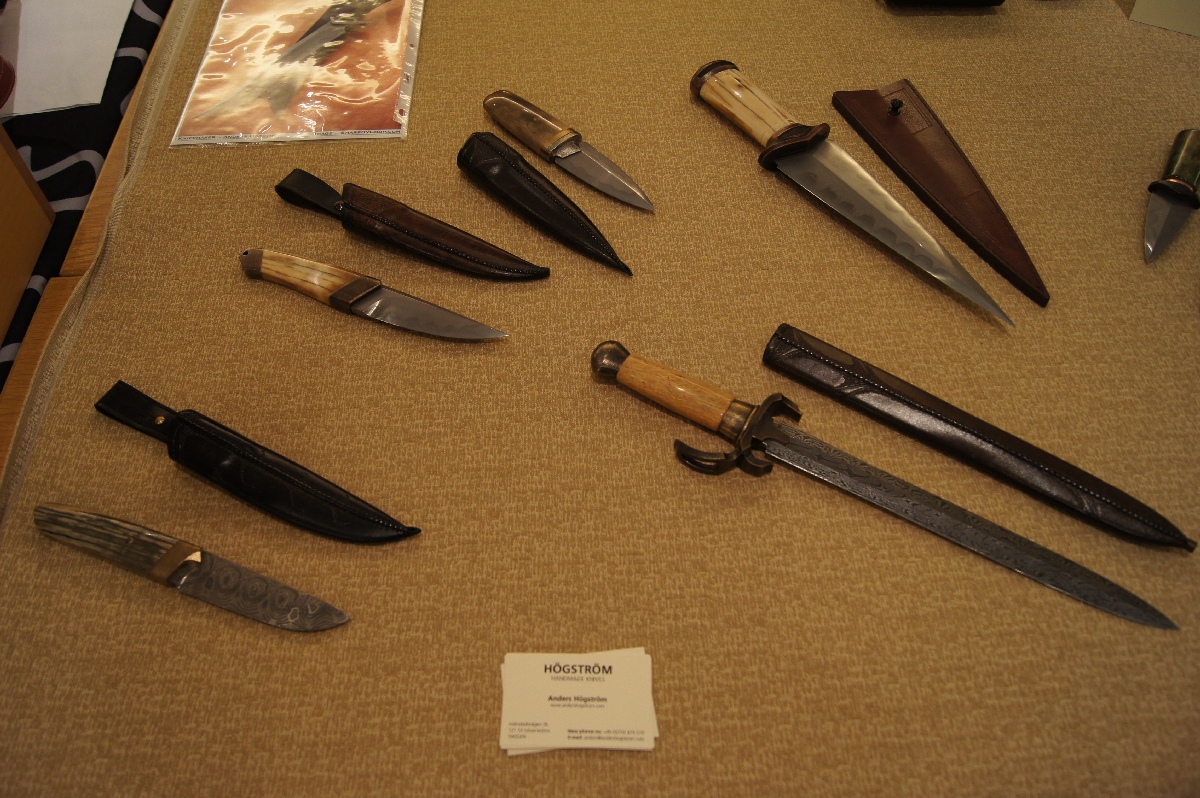 Anders Högström. Helsinki Knife Show 2012.