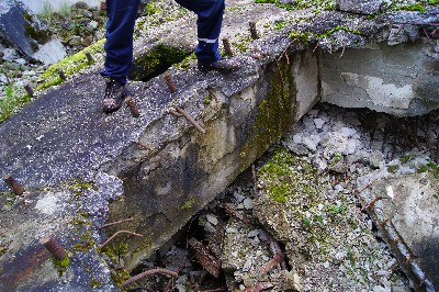Остатки наблюдательноко пункта пво под Пярну