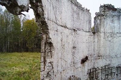 Остатки наблюдательноко пункта пво под Пярну