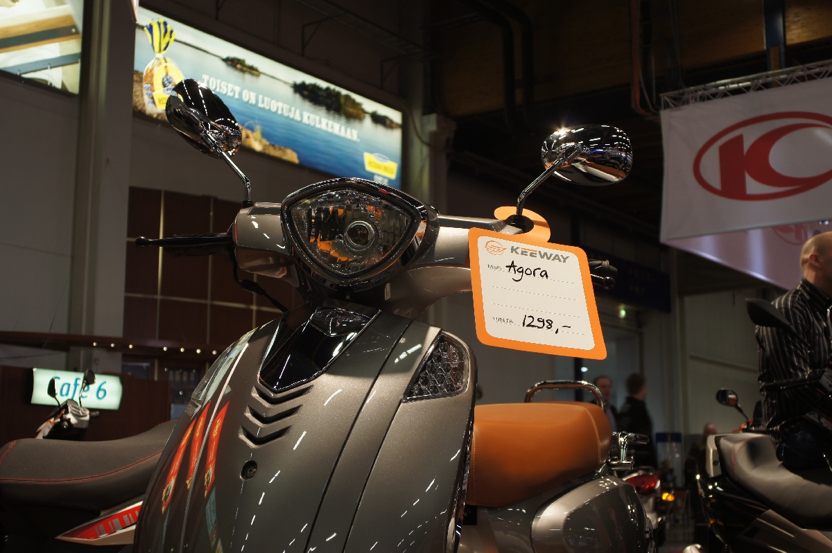 Keeway Agora. MP 12 Motorcycle Show.