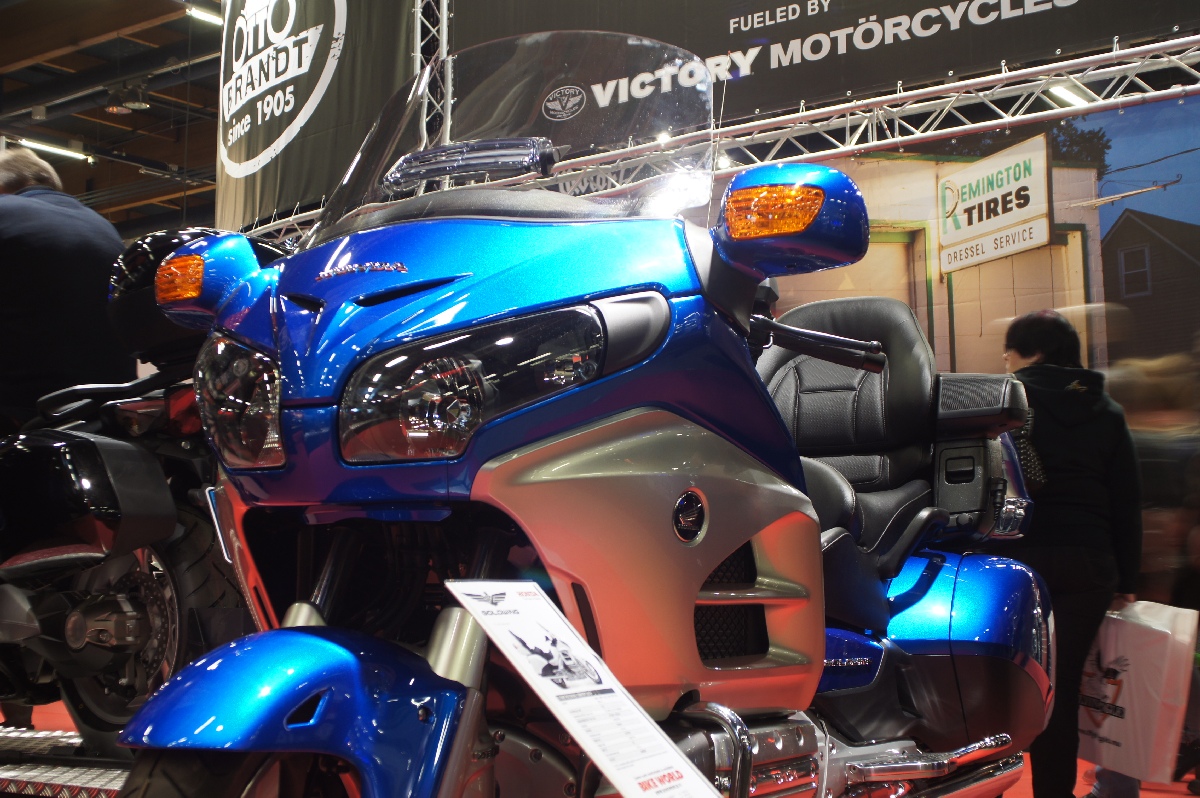 Honda GL1800 Goldwing Comfort 2012. MP 12 Motorcycle Show.
