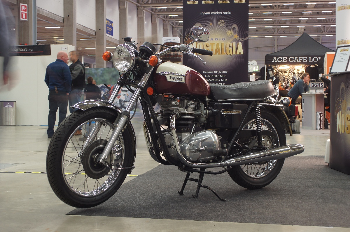 Triumph Bonneville 750. MP 12 Motorcycle Show.