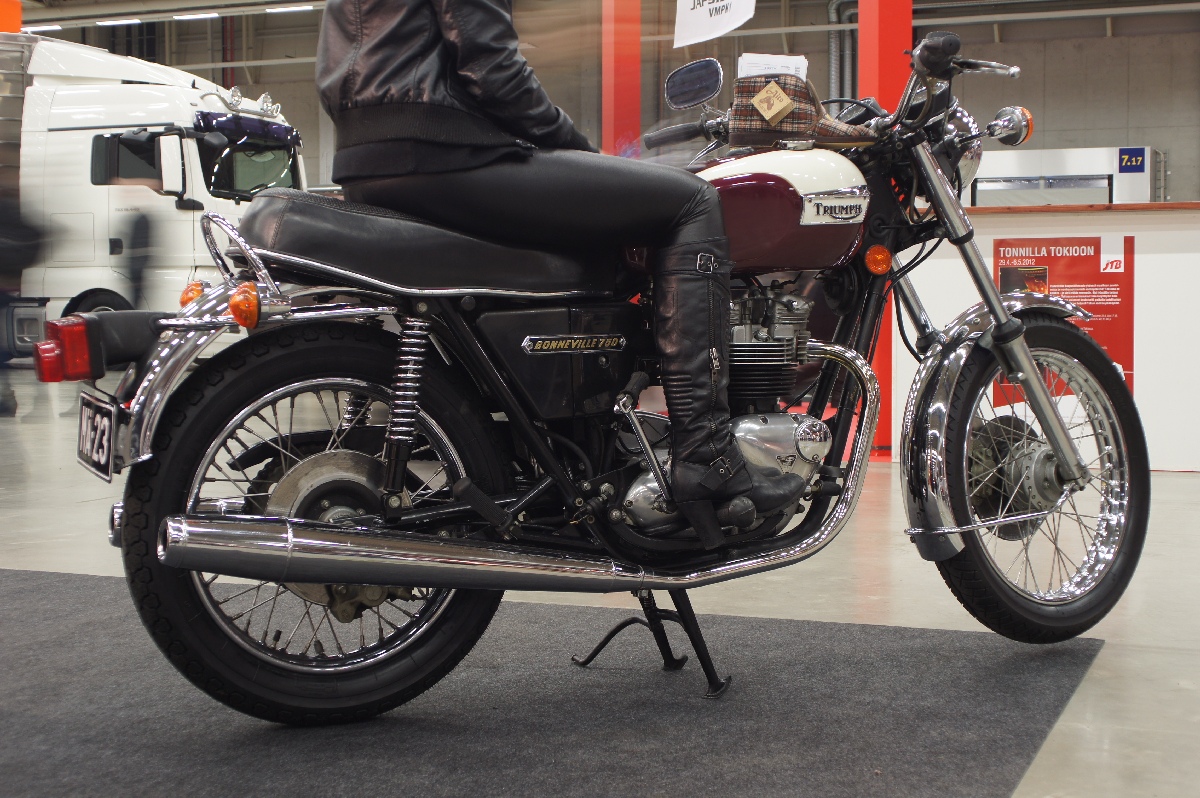 Triumph Bonneville 750. MP 12 Motorcycle Show.