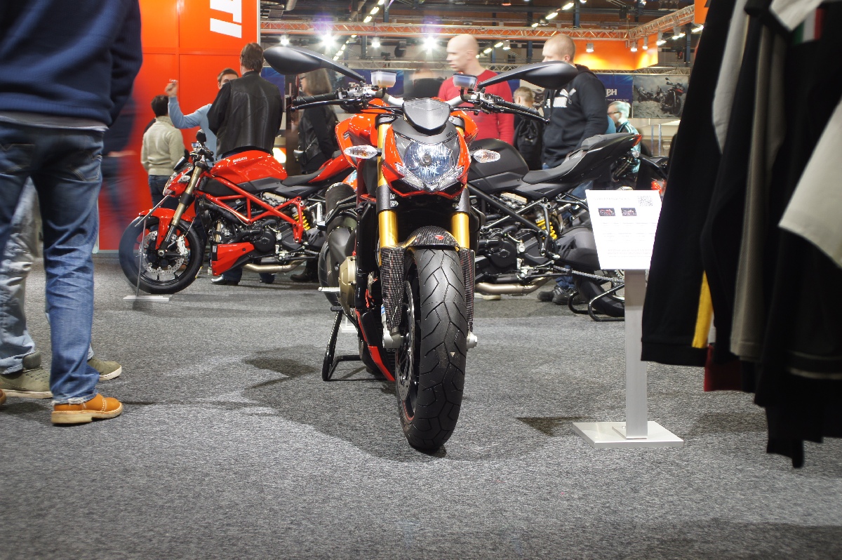 Ducati Streetfighter S. MP 12 Motorcycle Show.