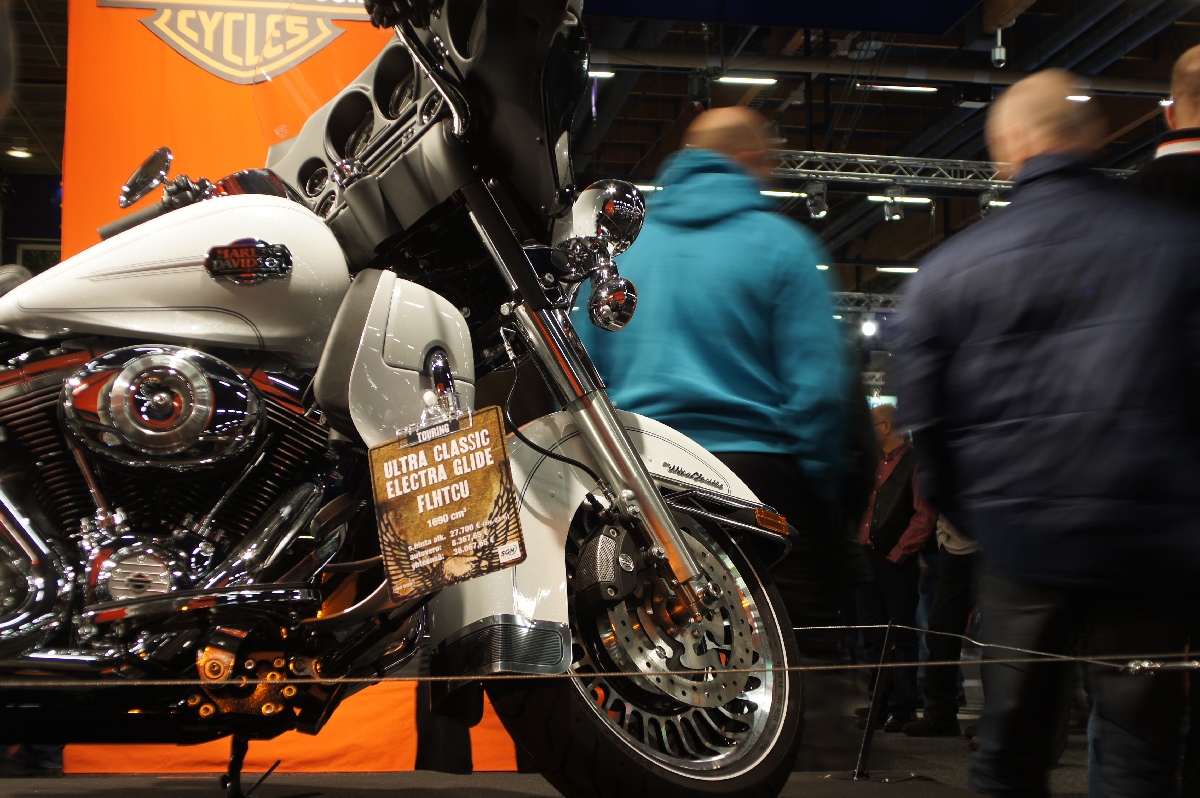 Harley Davidson. MP 12 Motorcycle Show.