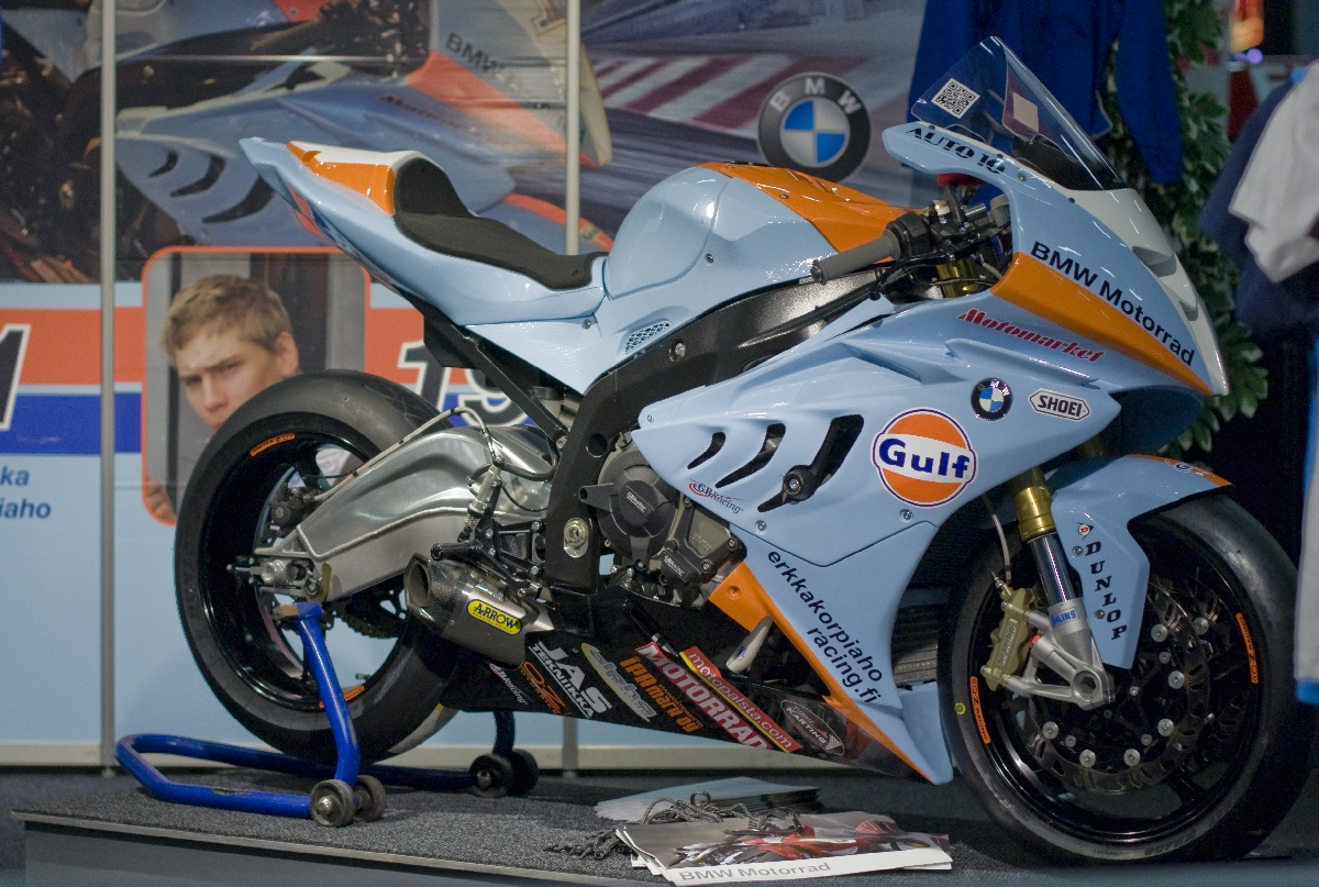 BMW. MP 12 Motorcycle Show.