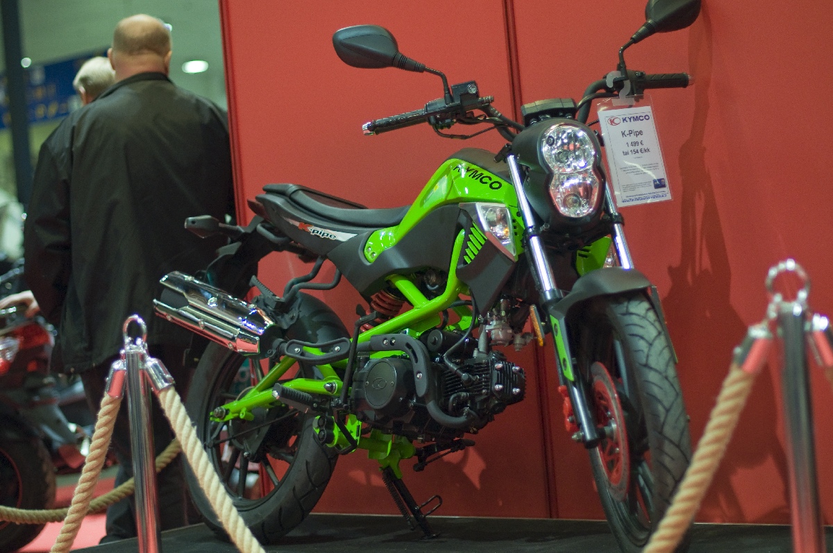 Kymco K-Pipe. MP 12 Motorcycle Show.