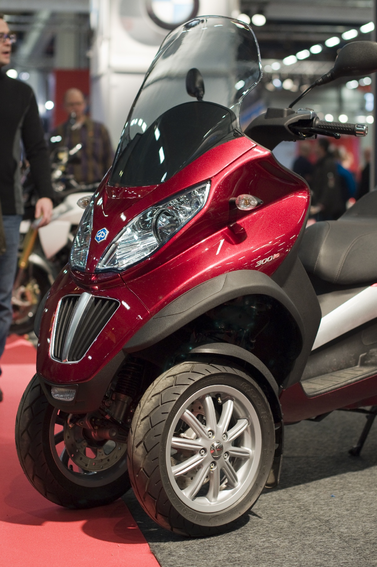 Piaggio MP3 300 LT. MP 12 Motorcycle Show.