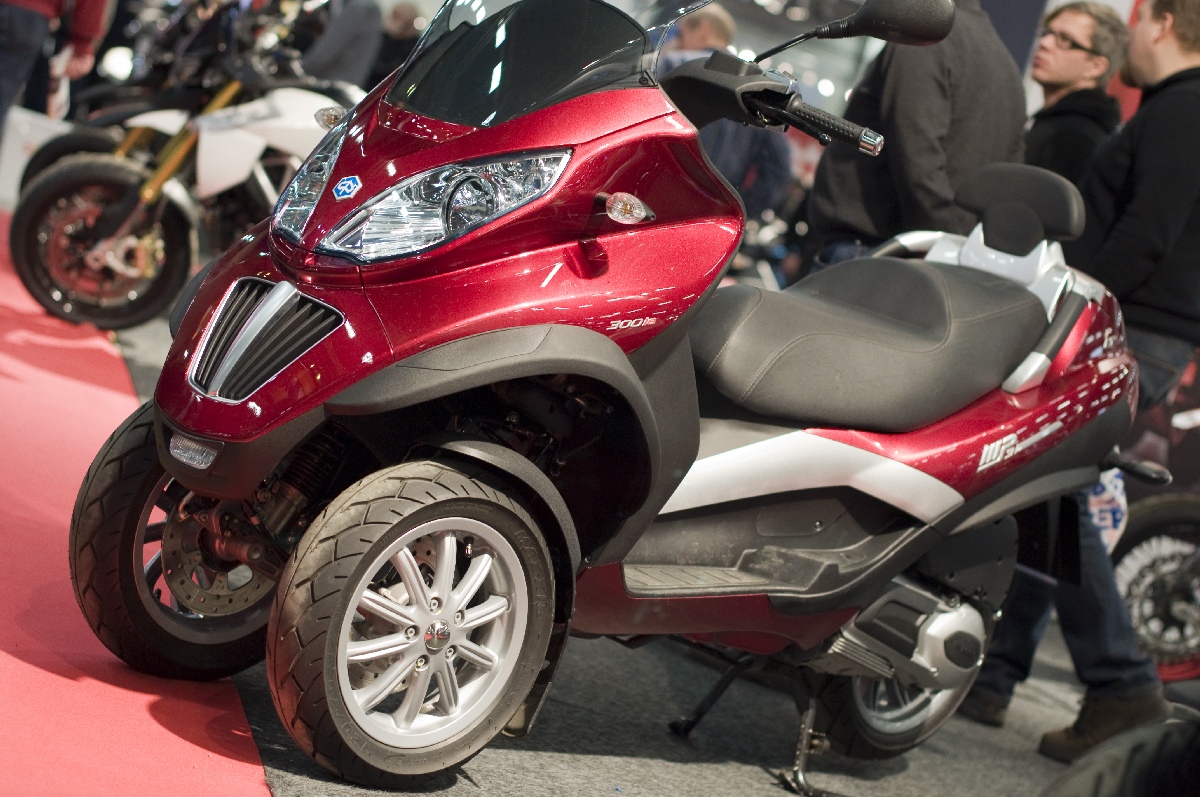 Piaggio MP3 300 LT. MP 12 Motorcycle Show.