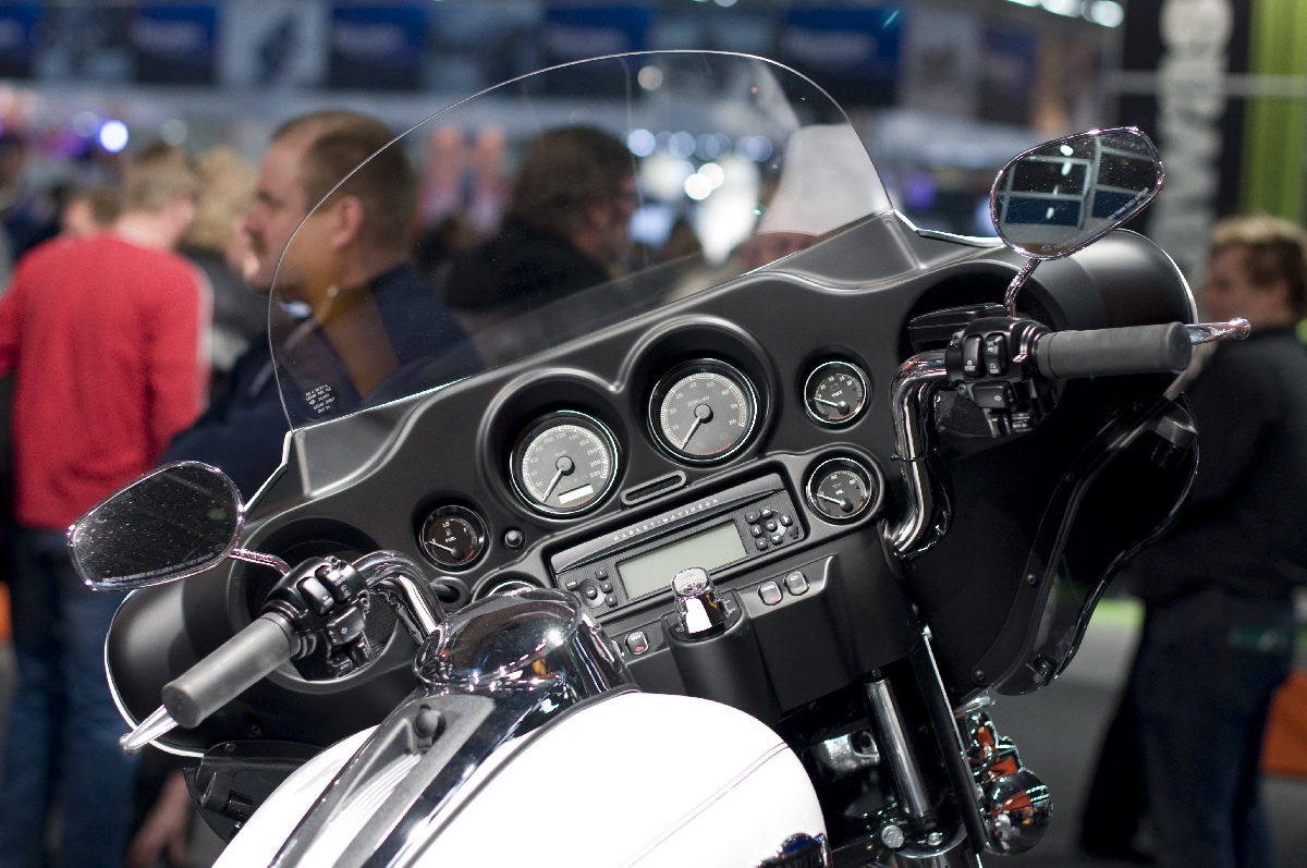 Harley Davidson. MP 12 Motorcycle Show.