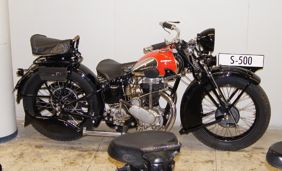 Zündapp S 500, 1931.  Рижский Моторный музей.