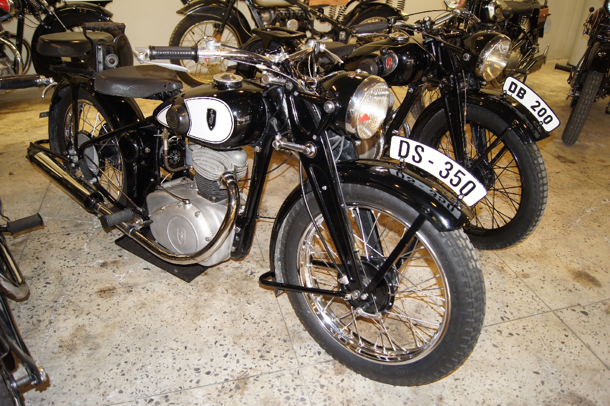 Zündapp DS 350.  Рижский Моторный музей.