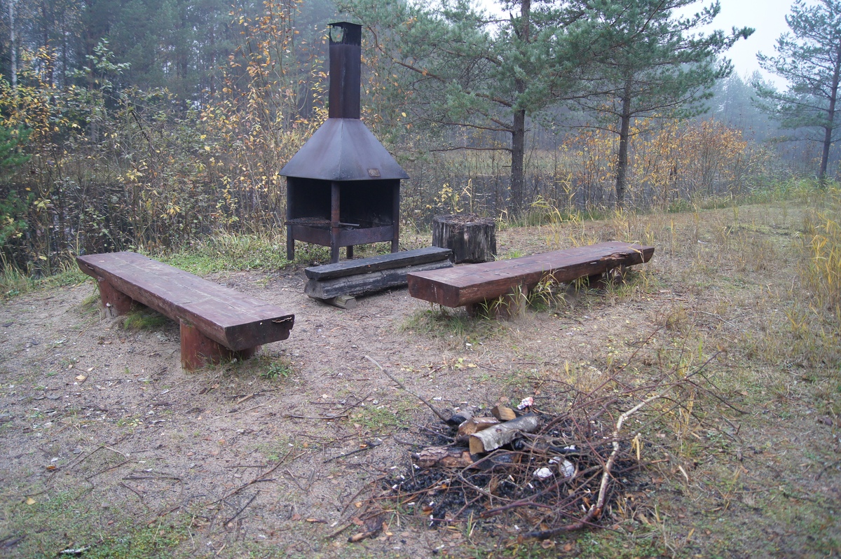 Katku lõkkekoht. Разведка пикниковых мест RMK.