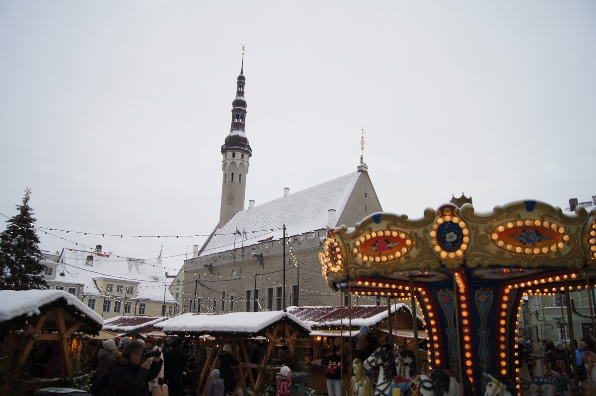 Ратушная площадь. Прогулка по Таллинну,