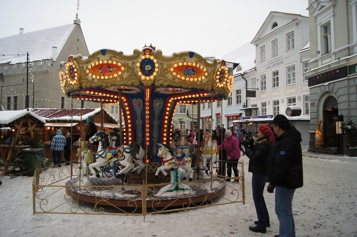 Ратушная площадь. Прогулка по Таллинну,