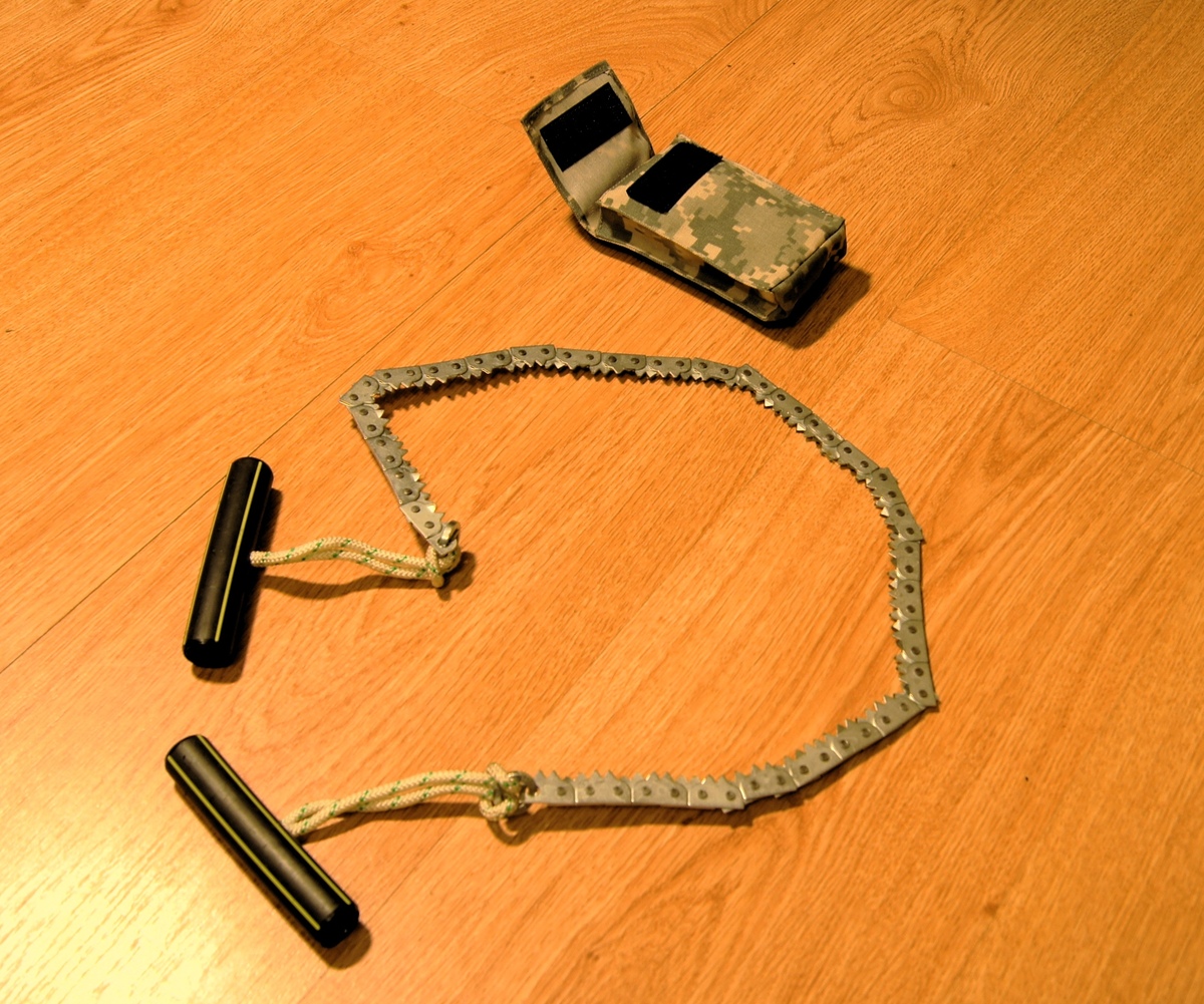  Карманная цепная пила.