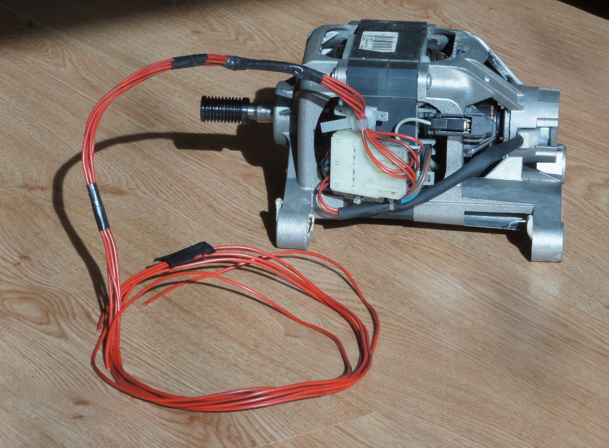  Washing machine motor.