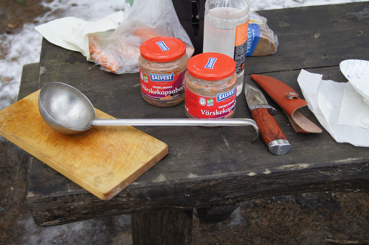 Soup Salvest. Borsch. Piknik in Paldiski. RMK Paldiski, Lõkkekoht Paldiski.
