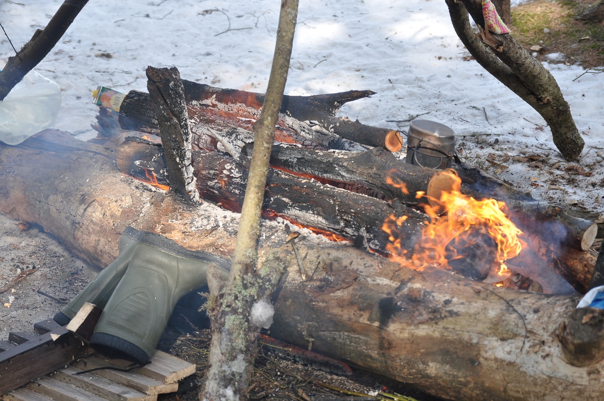 Bonfire.  Piknik in Paldiski. RMK Paldiski, Lõkkekoht Paldiski.