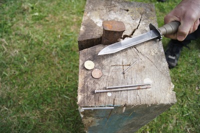 Glock knife crash test