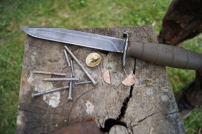 Glock knife crash test