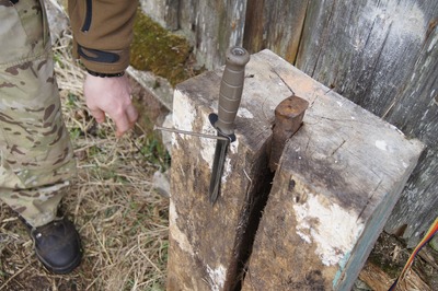 Glock knife crash test