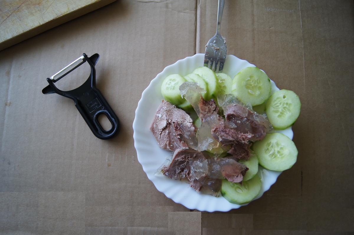  Говяжьи языки в желе, дегустация. 