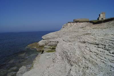 Military facilities on the Osmussaar island