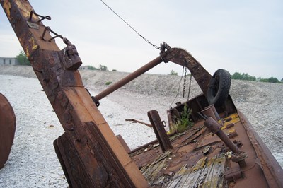 Ржавый корабль острове Осмуссаар