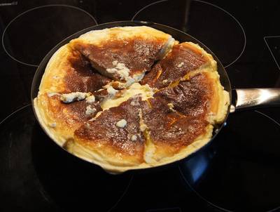 Омлет со сметаной