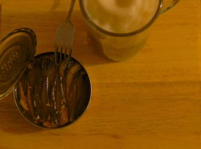 Пиво и шпроты, двойная дегустация