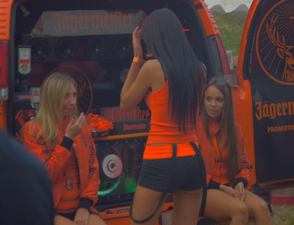 Jägermeister advertising. Pärnu Grillfest.