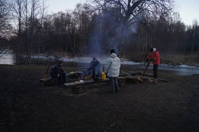 Пикник в Соомаа. Meiekose saarte laagriplats.