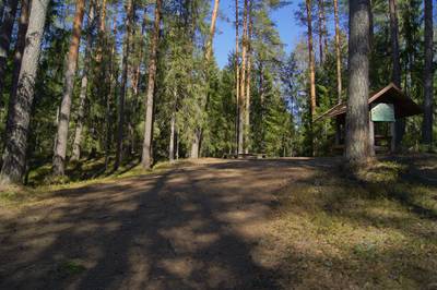 Место для костра Kabelimäe.  Kabelimäe lõkkekoht.