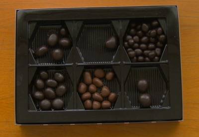 Испанские конфеты. Ассорти фрукты в шоколаде.