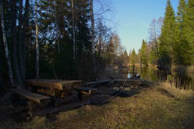 Пикниковое место kirikumäe lõkkekoht