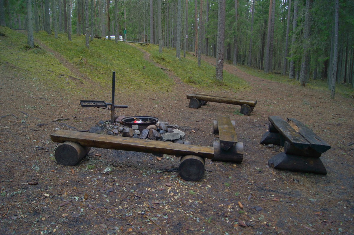  Место для костра Ноку, начало.