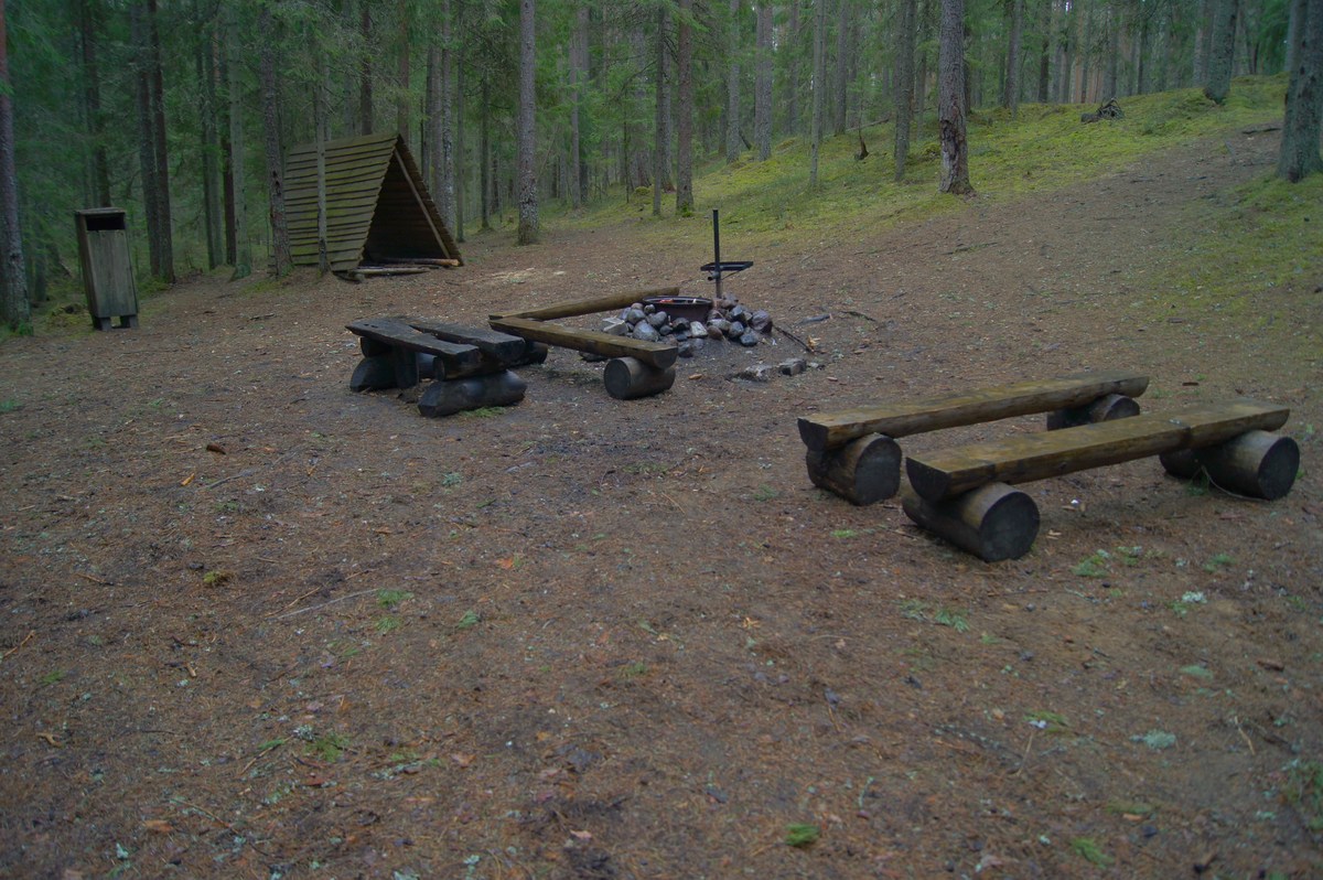  Место для костра Ноку, начало.