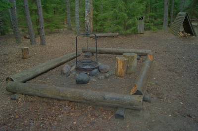 Место для костра Ноку, продолжение. Noku lõkkekoht.