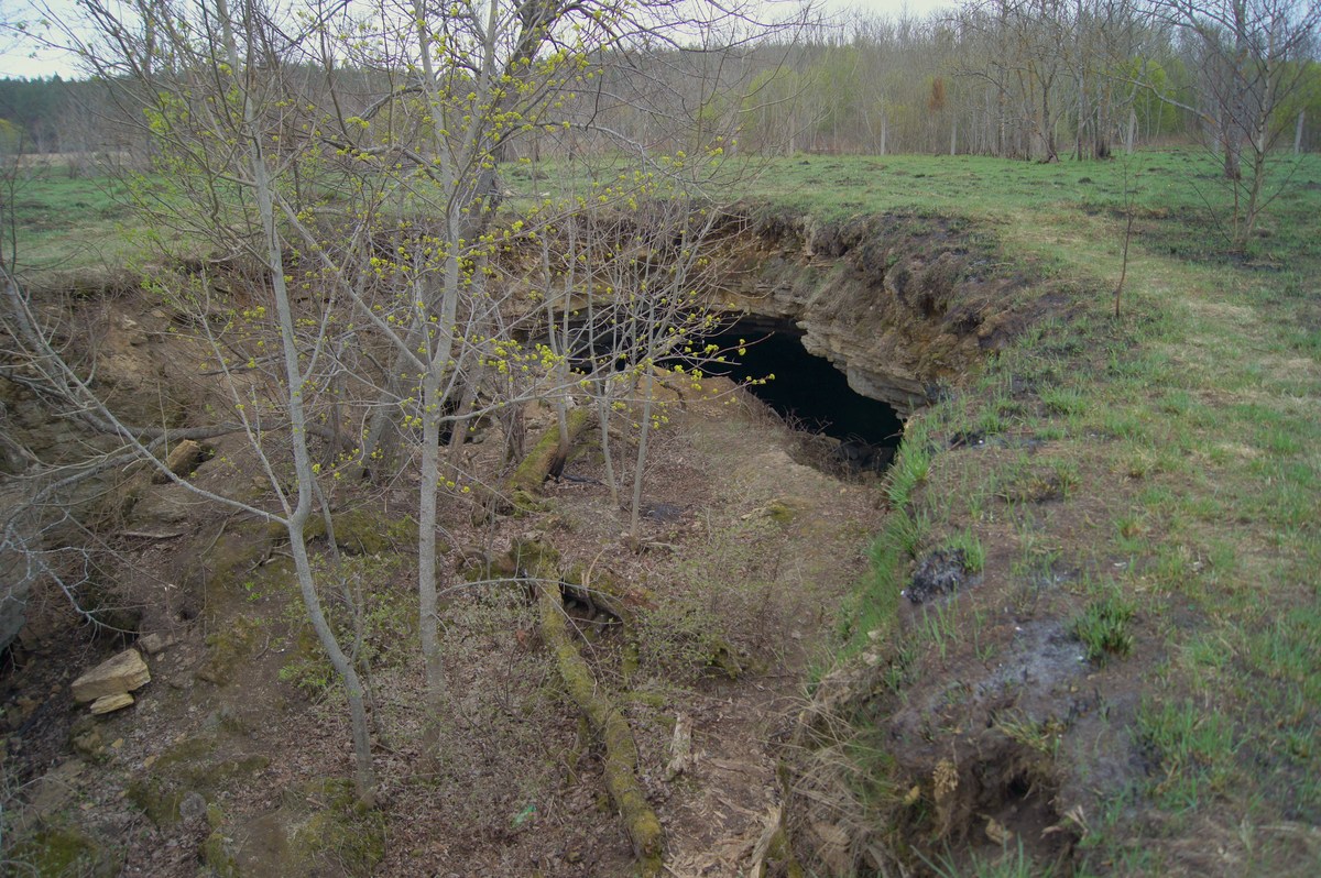 Заваленный тоннель. Вид сверху.  Тоннельные погреба, продолжение.