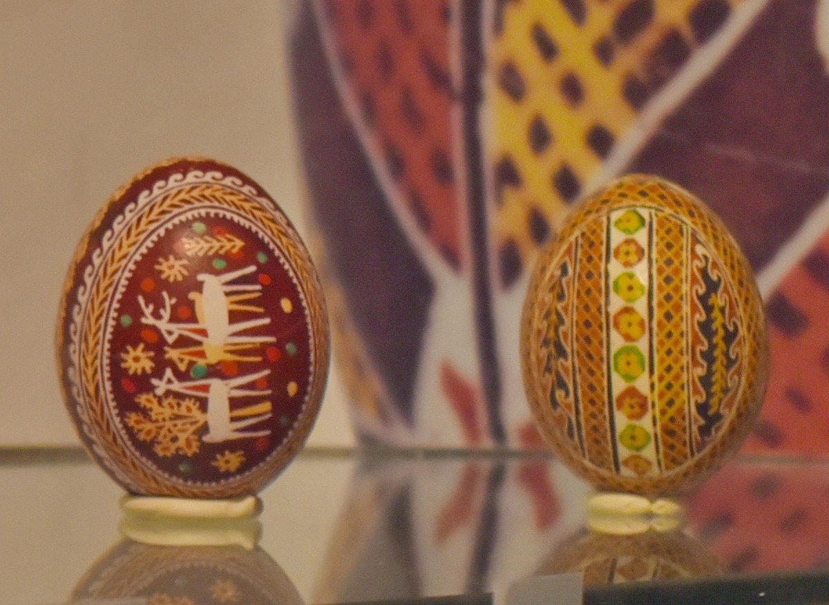 Расписанные и раскрашенные яйца. Яйца Фаберже.