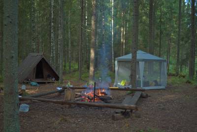 Закрытие сезона, костровое место лесных братьев (metsavenna lõkkekoht)